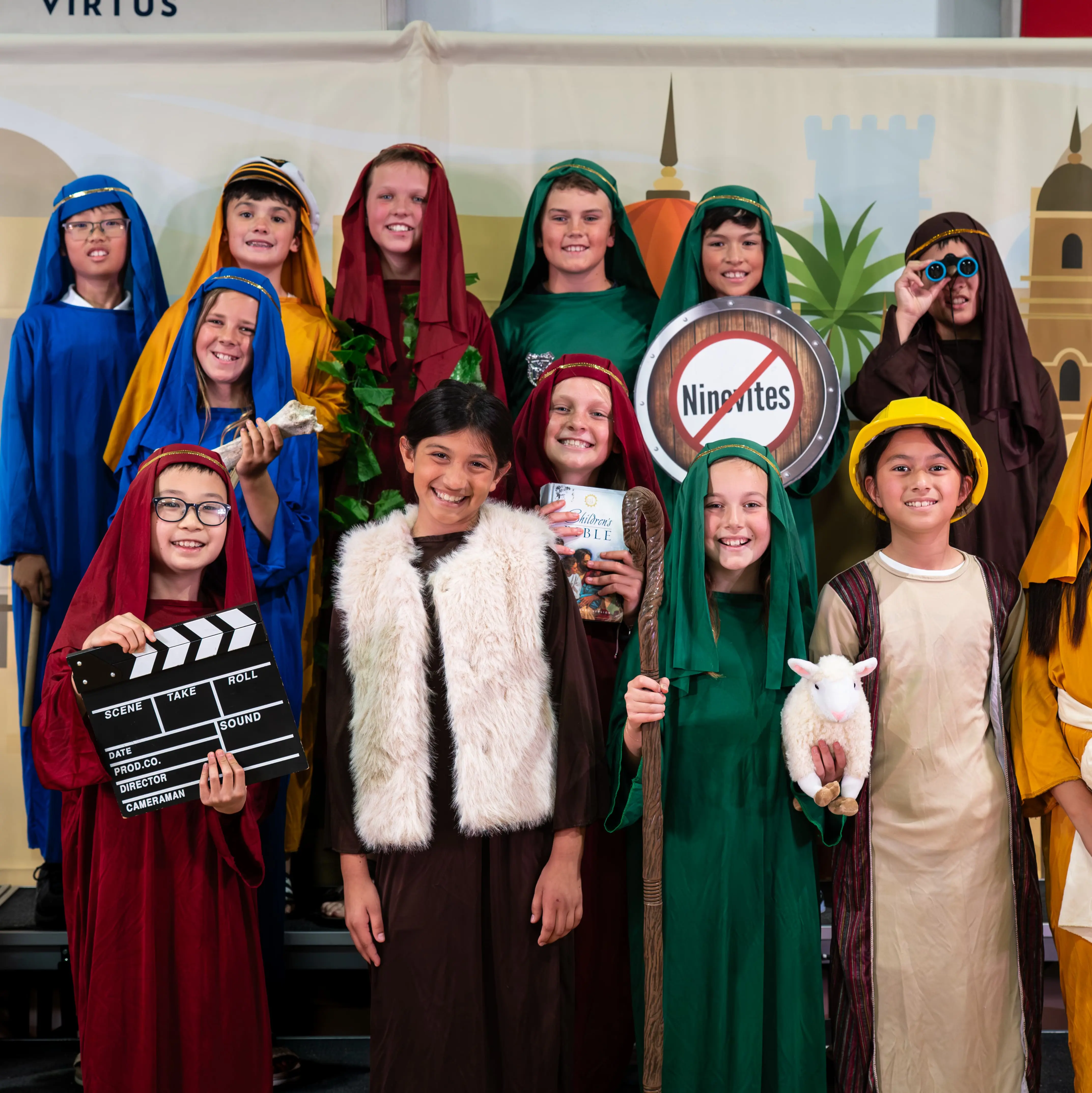 Grammar School students musical performance of Prophets Speak - a retelling of the story of Jesus' birth and resurrection, through song.